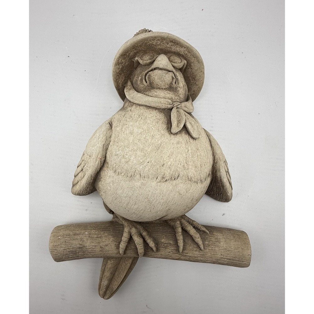 George Carruth Miss Lovey Dovey Garden Plaque Ornament Stone Handcrafted